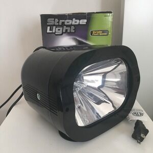 Vintage 1990s‎ Flashing Dance Adjustable Strobe Light Tested Works Missing Stand